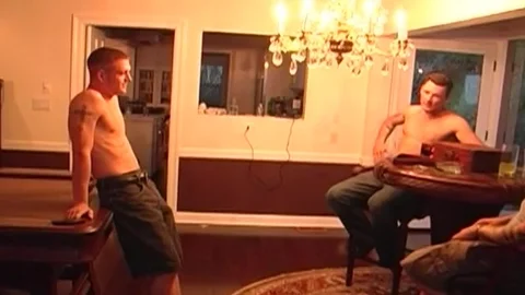 Active Duty: Levi Pounds Adam on the Pool Table