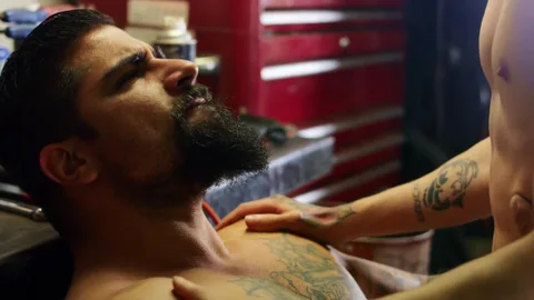 Bromo US: Lev's First Day at the Garage Ends with a Face Full of Cum