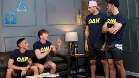 nextdoorstudios: Jock's Twink Threesome Delight