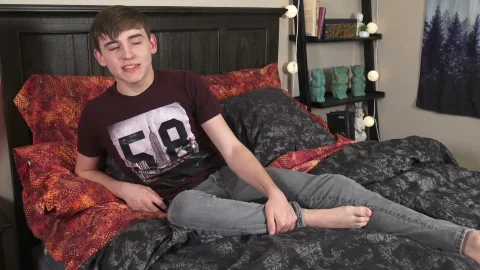 He strokes deep for a powerful orgasm