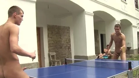 BeddableBoys.com: Blonde Jocks Jerking Off Each Other Before Doggy Style Action