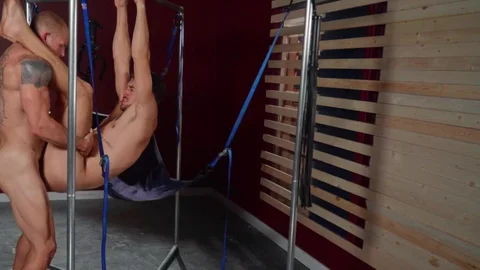 Bromo - Muscled Trevor Laster in Domination and Teasing Scene