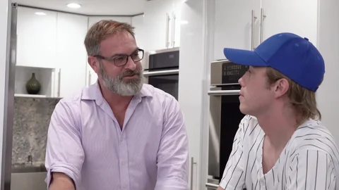 Family Dick: Little Guy Strokes as Stepdad Thrusts