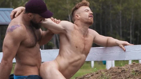 Men: Buckskin Banging on The Barn