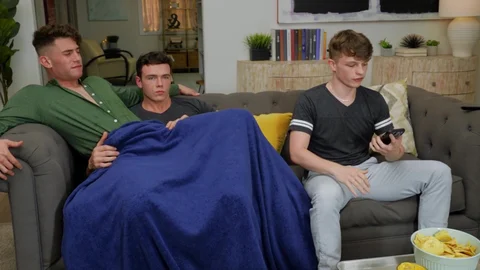 Men: Sneaky Slurping While Watching TV