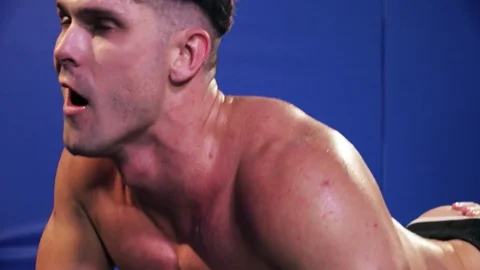 Fetish Force: Jocks Wrestle in Revealing Briefs, Spit and Slam Fuck