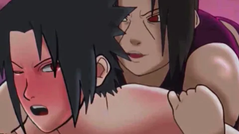 JuiceAnime - Gay Ninjas Itachi and Sasuke Passionate Wrestling