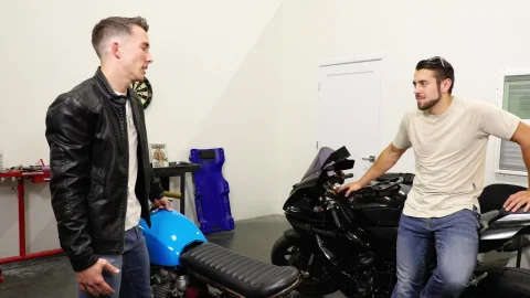 Next Door Raw: Caucasian Cuties on Two Wheels
