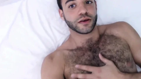 AmateursDoIt: Hairy Australian Amateur Jerks Off On Casting Couch