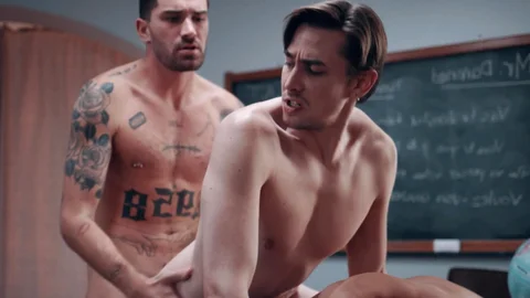 IconMale - Anal Creampie in Classroom for Andy Taylor