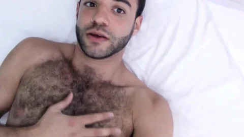 AmateursDoIt: Hairy Australian Amateur Jerks Off On Casting Couch