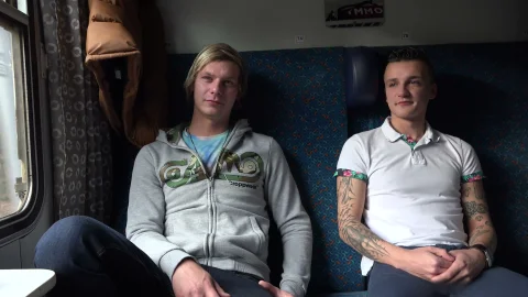 Deepthroat skills impress the tattooed jock guy