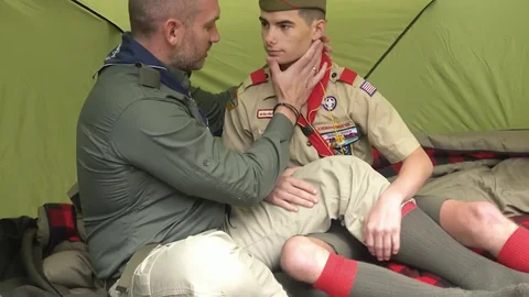 scoutboys: Rough Hairy Bear Dominates His Sub