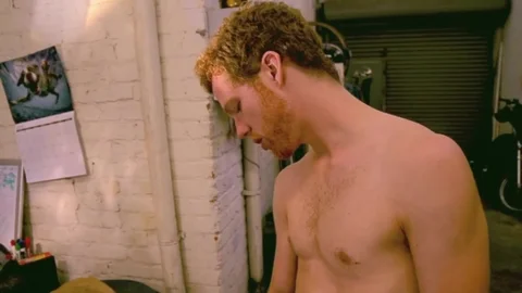 DirtyBoyVideo - Elijah gets his hairy big cock sucked