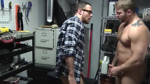 Big Dicks at School: Blond Twink Fucked Hard By Muscular Janitor