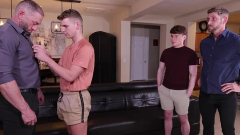 Twink Trade: Stepdads' Dirty Lessons in a Living Room