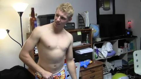 Dick Dorm: Dorm Dudes Go All In For Pool Party