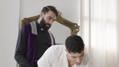 staghomme: Between Two Priests, a Lustful Rite