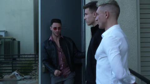 Fisting Central: Bushy Cock Locked in a Cage