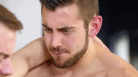 DrillMyHole - Luke Hudson Hard Gagging Scene