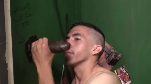 GloryholeAndHandjobs: Jerking Off A Black Hydrant