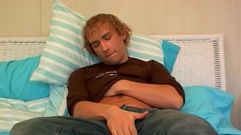 BeddableBoys.com: Casey's Cock Gets Stroked Hard and Fast