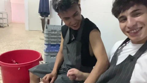 Danny uses David as his personal cum dump today