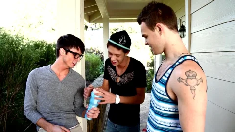 Next Door Twink: Licking and Lapping in Harmony