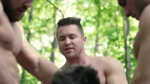 Jizz Orgy: Jogging Leads to Group Sex