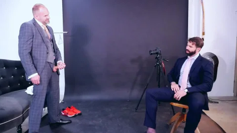 menatplay: Swedish Stallion Slathers his Suits in Seed