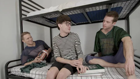 SayUncle: Gay Football Players Strip Down Nerdy Edward Terrant