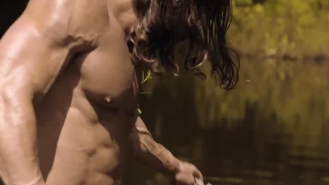 Sunny outdoor bareback threesome leads all lovers to strong orgasms of pleasure