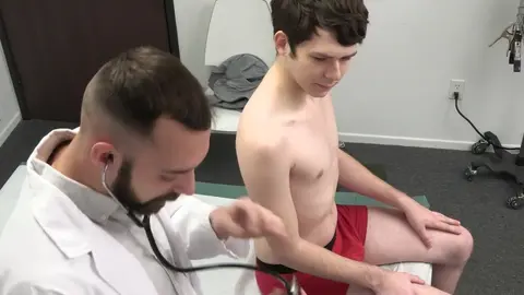 DoctorTapes: Gay Teen Gets Cum Shot at Doctor's Office
