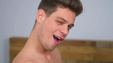 DrillMyHole: Joey Mills Doing The Cumshot Cleanup