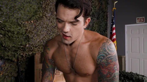 Active Duty: Muscular Military Men Share Passionate Sex