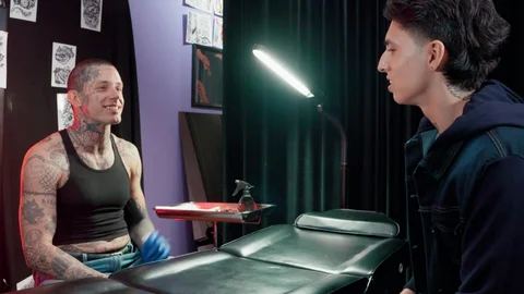 Men: Inked-Up Twinks Get Dirty Behind Closed Doors