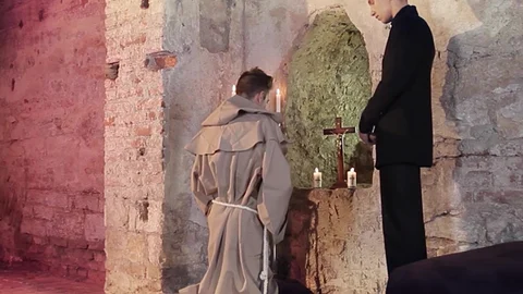 The Priests' Secret: Sven, Adrian & Will Get Plowed