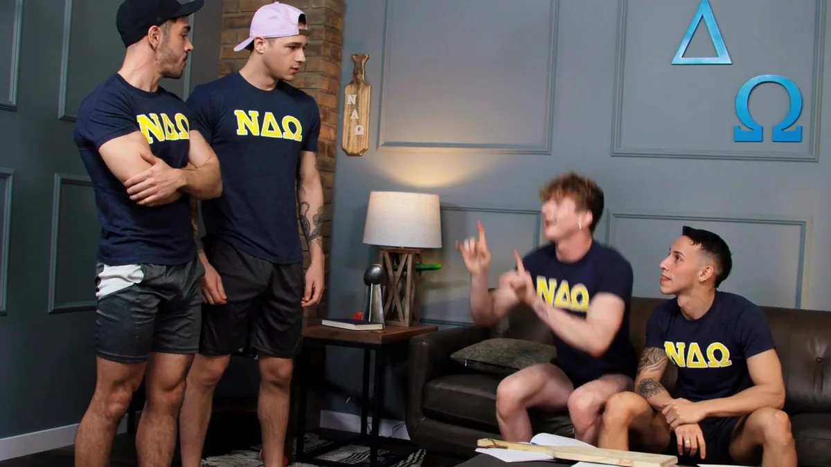 Nextdoorstudios: Jock's Twink Threesome Delight