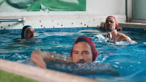 Men: Water Sports Turn Wet with Muscular Men