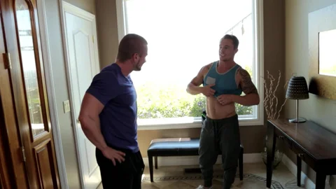 Next Door Buddies: Worshipping James' Massive Chest