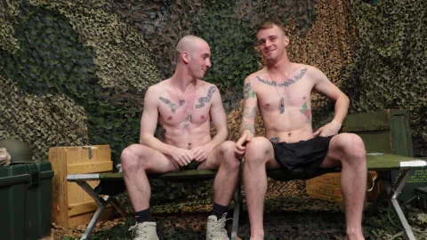 Active Duty: Blonde Big Dicks Unleashed