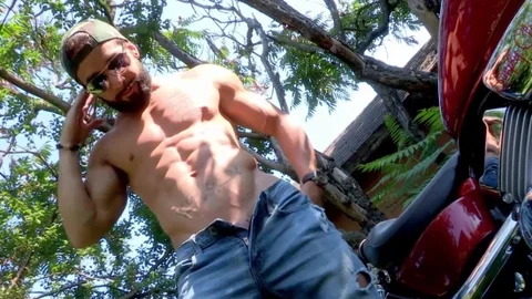 Scenic scene focusing on some of the hottest homosexual action