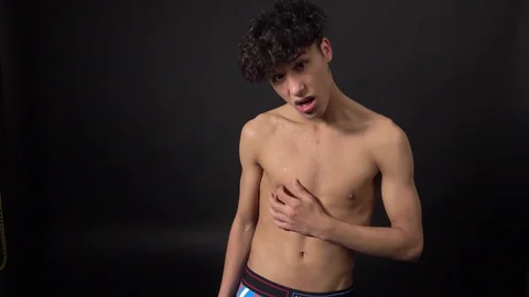 EastBoys.com - Danny Garcia Pumping His Muscles
