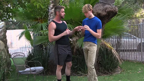 Cig Break Turns into Twink Play