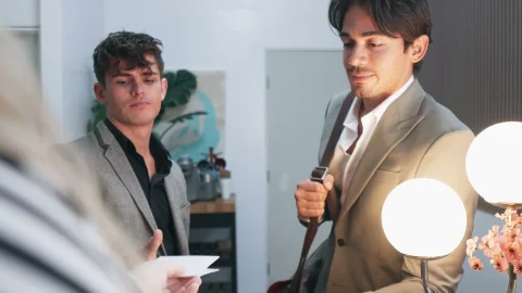 Men: Two Strangers Share A Bed