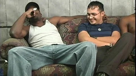 DownLow Boys: Puppy's Initiation into Black Studs' Lair