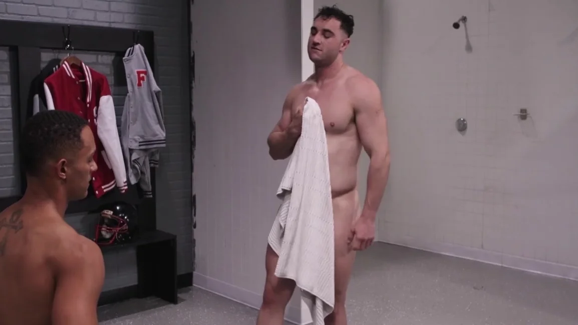 Falcon Studios: Jocks Michael & AJ In The Locker Room