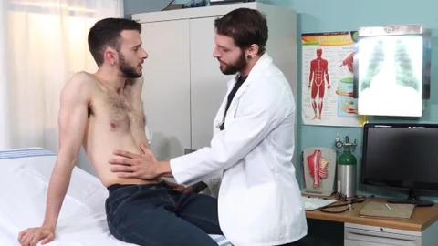 Nice sex session with a shredded guy that cums really hard