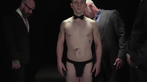 boyforsale: Spitroasted by a Sizeable Stud