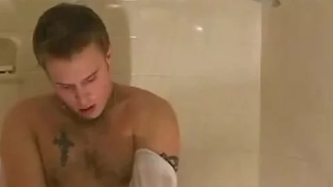 Next Door Male: Renting Space on the Bed for Denny's Load